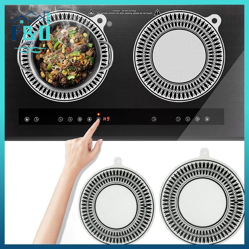 [F & O] 1 Tấm bảo vệ đầu bếp cảm ứng cho bếp cảm ứng Thảm silicon đa chức năng cho lớp lót nồi chiên không khí {vn}