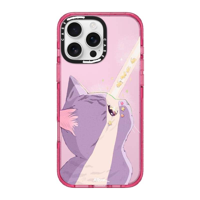 CASECASE X Kiera Won Moonlight Pink Fizz & Peri Purple Clear Hard Từ Hút Tác Động Dành Cho Apple IPhone 12 13 14 15 16 17 Pro Max Air Plus
