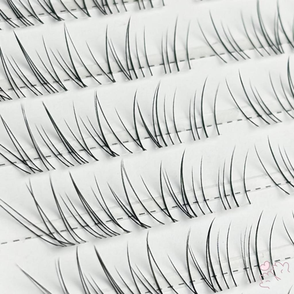 Phong Cách Ánh Sáng Móng Tay Giả Hươu Giả Lông Mi Cho Tự Nhiên C Curl Đen 9-11mm