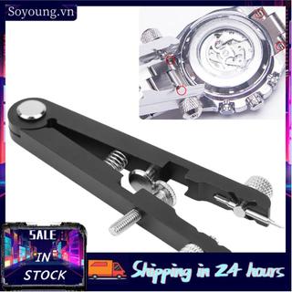 Soyoung Bộ Kìm Thanh Lò Xo Đồng Hồ Walfront Với ​​8 Đầu 6825 Dụng Cụ Sửa Chữa Điều Chỉnh Nhíp Dây Đeo Đồng Hồ Dây Tháo Dây Đeo (Đen)