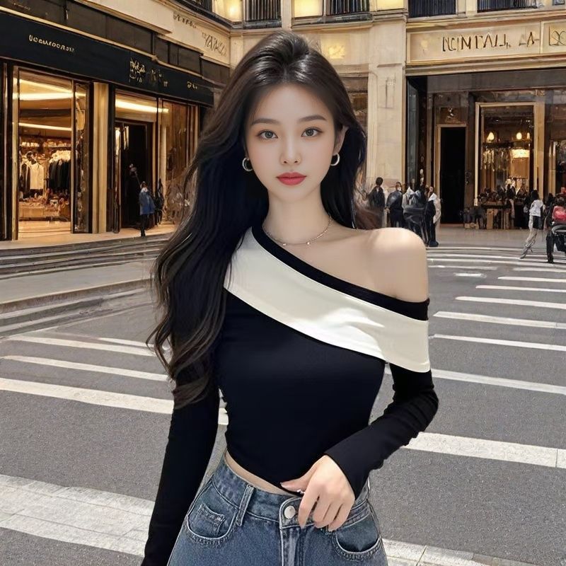 Áo Sơ Mi Nữ Tính Khí Dài Tay Thiết Kế Mới Slim