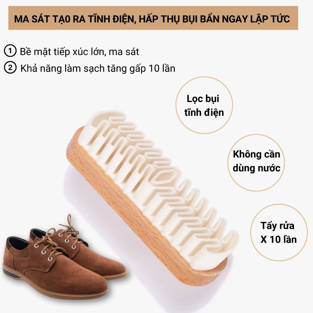 M8 Bàn Chải Cao Su Non  Chuyên Dùng Vệ Sinh Làm Sạch Đánh Giày, Đồ Da Lộn MALAN