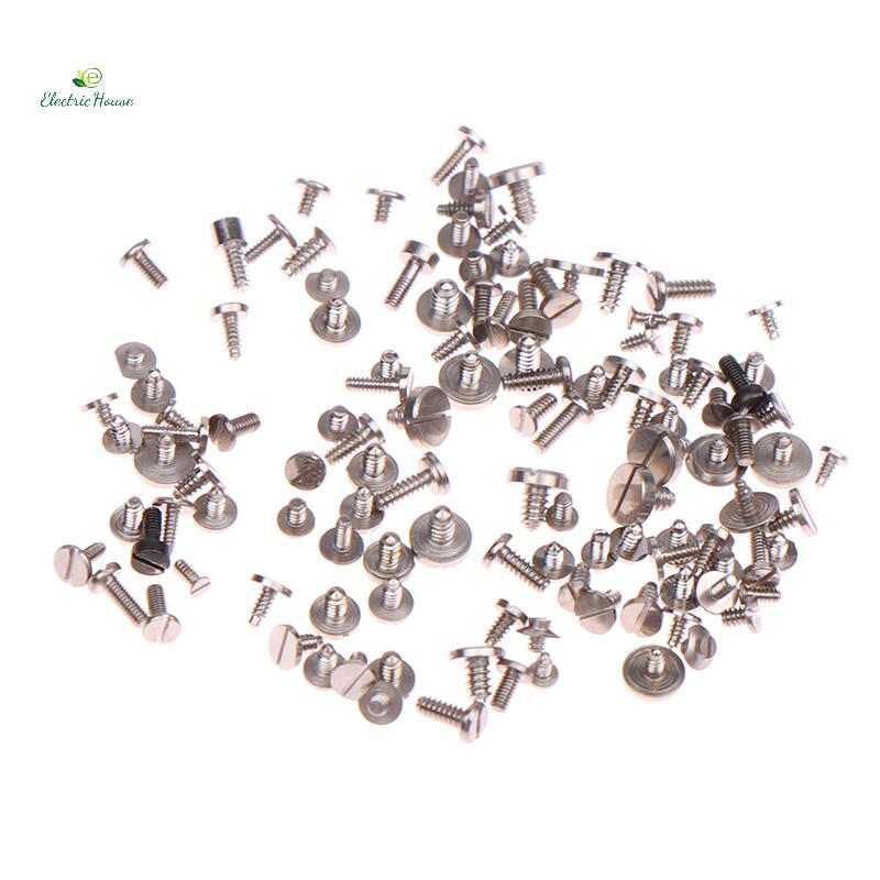 [Nhà Điện] 100 Chiếc Vít Đồng Hồ Đa Kích Thước Hỗn Hợp Chính Xác Nhỏ Vít Chuyển Động Dụng Cụ Sửa Chữa Một Phần Cho Đồng Hồ Máy Tính mới