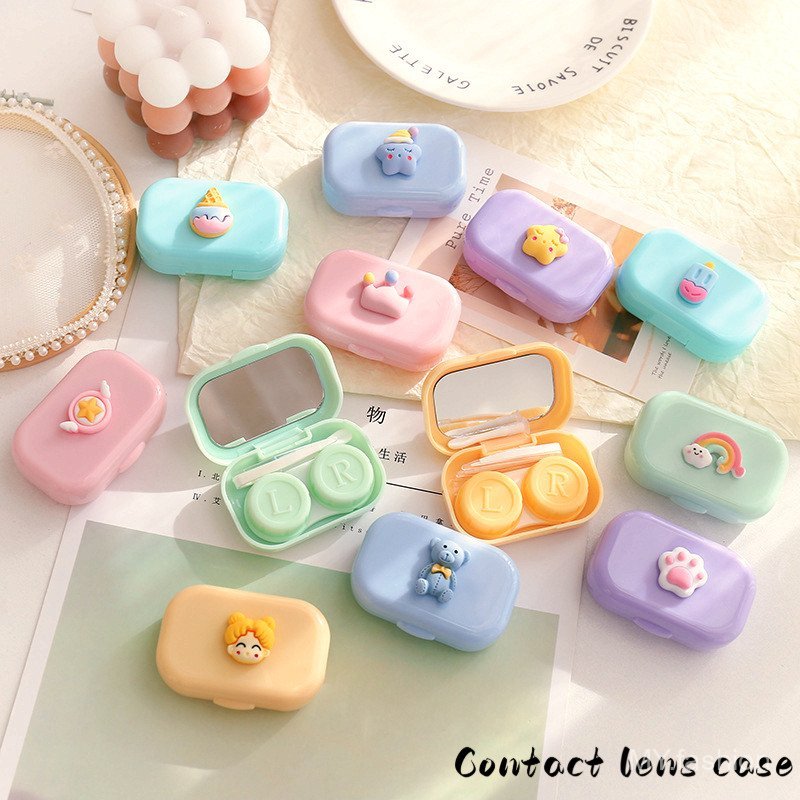 Hộp đựng kính áp tròng di động - Chăm sóc mini tiện lợi cho học sinh và du lịch