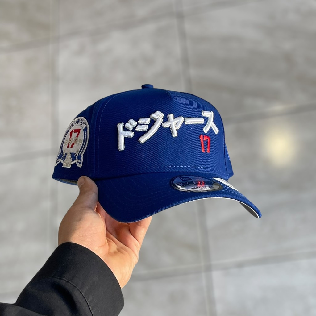 Mũ nắp gập Shohei Ohtani Royal 9Forty dành choFan Bóng Chày Los Angeles Dodgers - Mã 138T