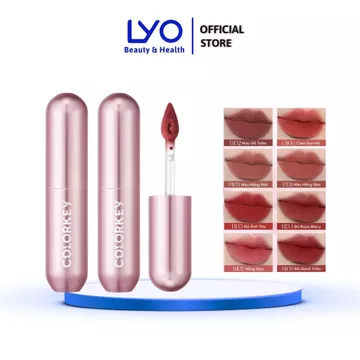 Son Kem Bùn COLORKEY Lip Mud Chất Son Mềm Mịn Che Vân Môi Tốt, Màu Sắc Thời Thượng 2g LYO OFFICIAL