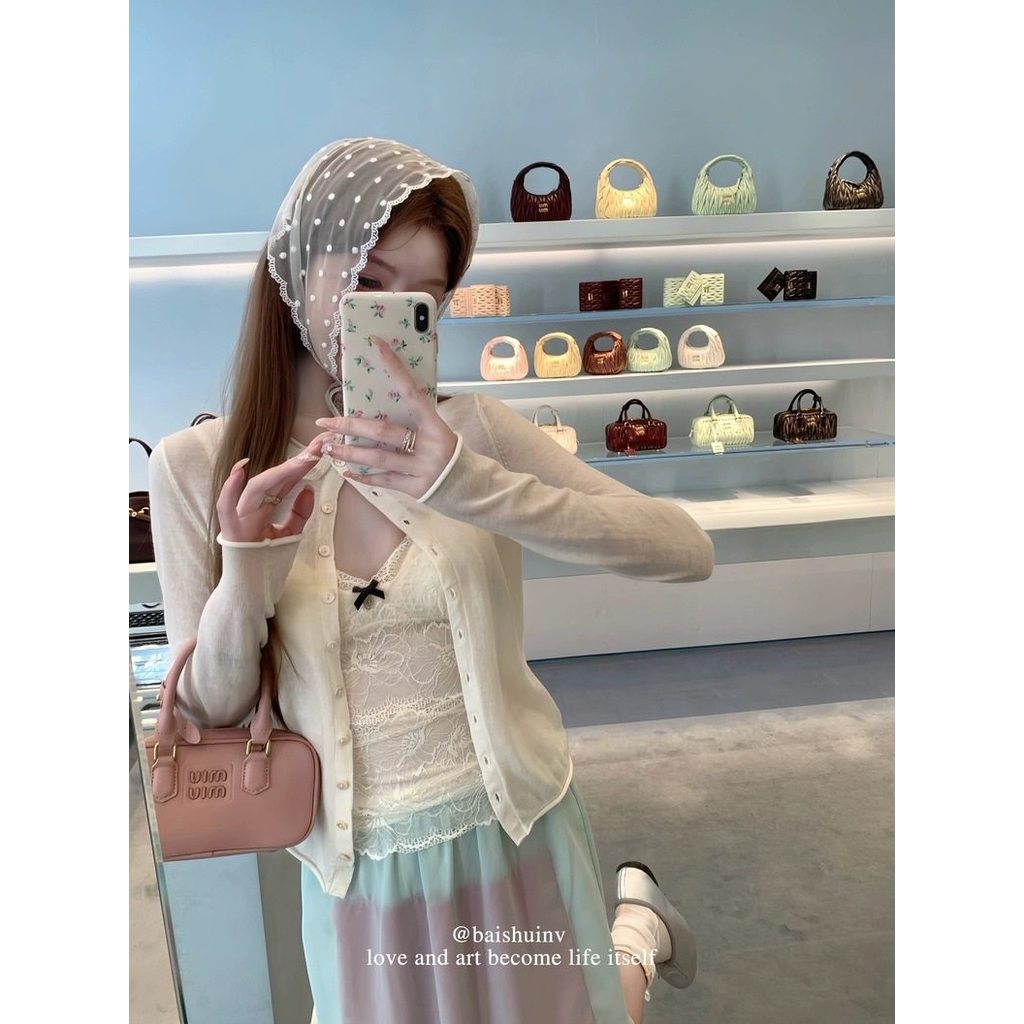 Phong Cách Hàn Quốc Phong Cách Mới Pure Desire Phong Cách Ren Cổ Chữ V Sâu Gợi Cảm Với Miếng Lót Ngực