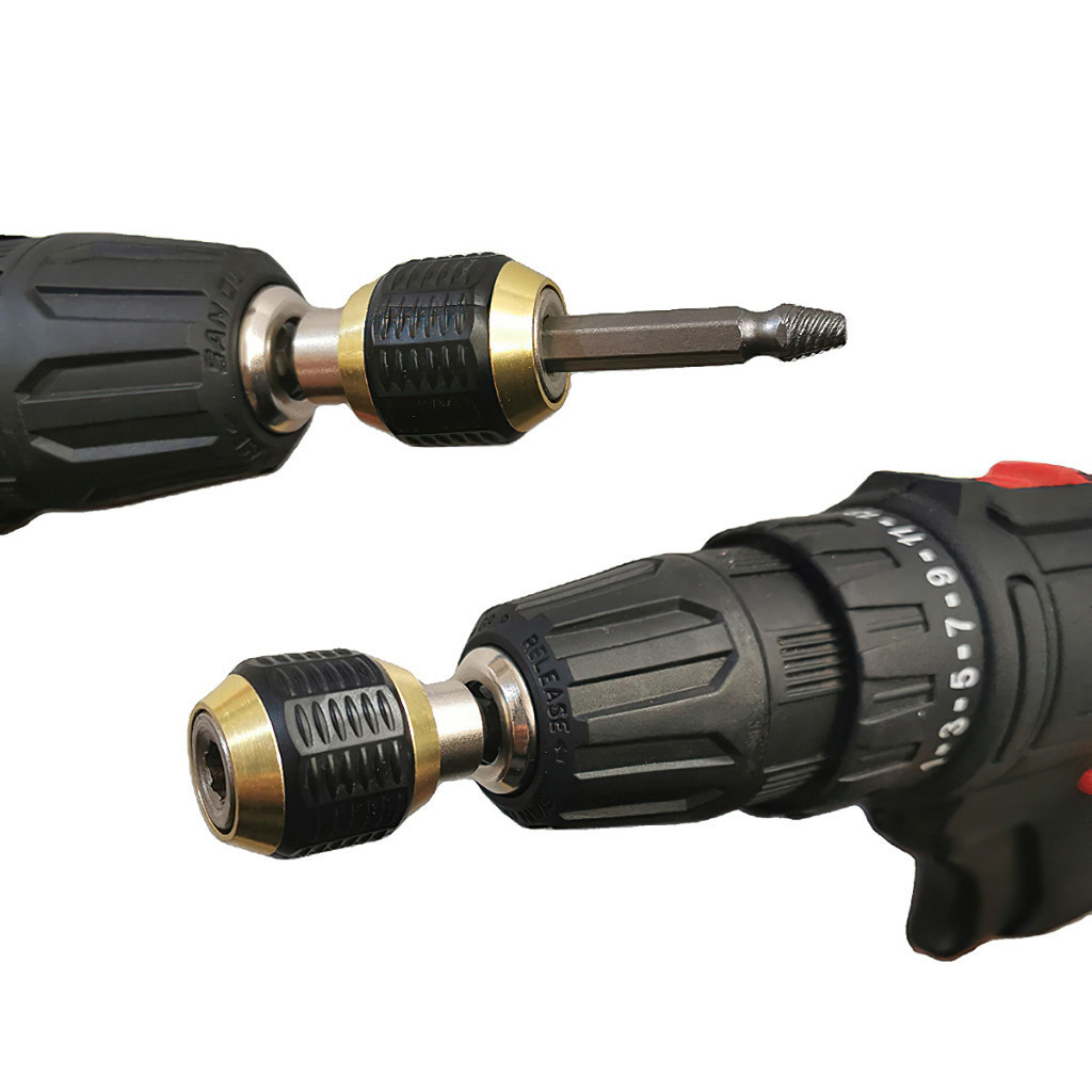 【24H】Đầu Chuyển Đổi Mũi Khoan Lục Giác 60mm 1/4 Inch, Chất Liệu Thép Không Gỉ, Dùng Được Cho Mọi Máy Khoan, Độ Bền Cao,