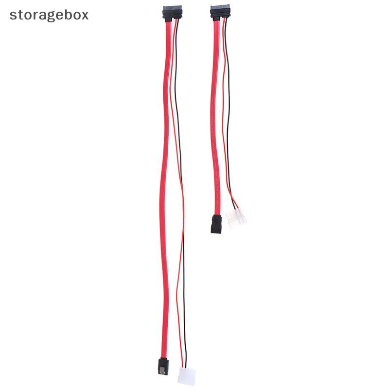 [Hộp lưu trữ] Cáp SATA Slimline 7 + 6 Pin cho máy tính xách tay mỏng SATA DVD CD-RW Cáp chuyển đổi Đẹp