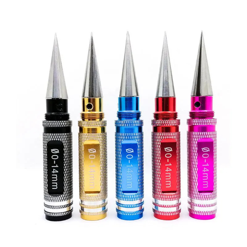 Dụng cụ mô hình phụ kiện thép không gỉ 0-14mm vỏ lỗ mở lỗ đục lỗ khoan lỗ khoan khoan