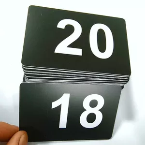 Thẻ Thực Phẩm Số Thẻ Thẻ Số Canteen Gọi Số Thẻ Mahjong Số Thẻ Số Thẻ pvc Nhựa Biển Số Tùy Chỉnh 26.3.26