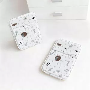 Ghi chú thỏ nhỏ Gương gấp trang điểm cho đi làm đi chơi