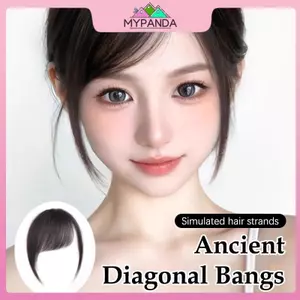 MYPANDA Tổng Hợp Tóc Giả Không Khí Nổ, Nối Dài Phía Trước, Viền Tóc Nâu - Phụ Kiện Tóc Cho Nữ