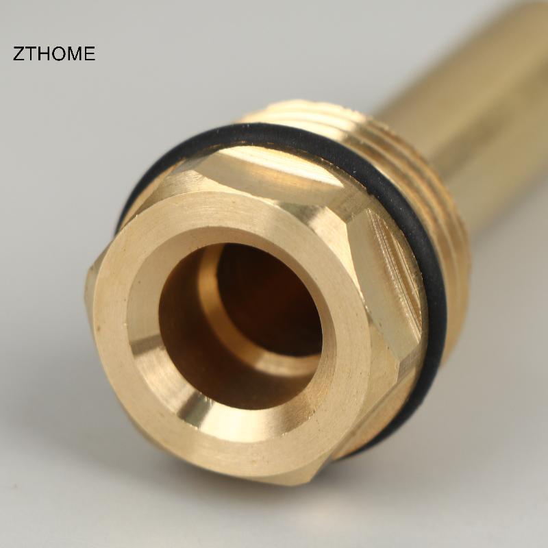 Máy đo nhiệt độ nước ZTHOME Nhiệt kế lưỡng kim 120C Vỏ đồng để kiểm tra công nghiệp Kỹ thuật HOT