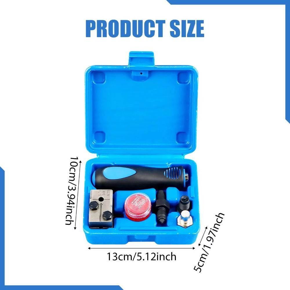 JSJING Phanh Line Flaring Tool, Hợp Kim Xây Dựng Đầu Nấm Đôi Flaring Kit, Garage Tool 3 / 16 Inch Double Flare Heavy Duty Single Flaring Kit Sửa Chữa Ô Tô
