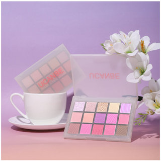 Bảng phấn mắt 15 màu UCANBE Pink Purple - Matte Shimmer Glitter | Bộ trang điểm chống nước có sắc tố cao cho bữa tiệc và hàng ngày