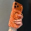 Hydro Dip Ốp Cho iphone 17 16 Pro Max Không Dây Sạc Vòng Chân Đế Kim Loại Chống Vân Tay Tốt Grip Cover