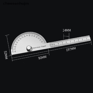 [COD] Thước Đo Góc Bằng Thép Không Gỉ 0-180 Độ Tiện Dụng Cho Cơ Khí, Xây Dựng