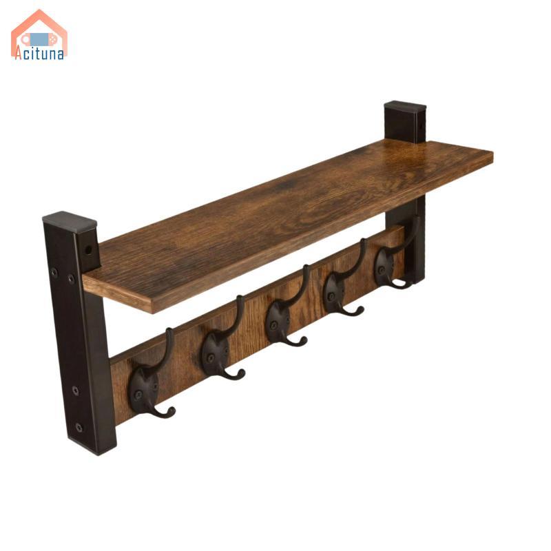 Thanh Lịch Treo Tường Giá Móc Có Kệ Nổi Hiện Đại Tổ Chức Móc Cho Lối Vào Phòng Khách Phòng Ngủ Nhà Bếp