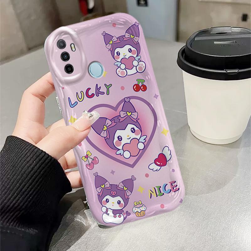 Vỏ Silicon Hoạt Hình Cho OPPO A53 A33 2020 A32 Điện Thoại Thông Minh 3D TPU Mềm Sanrio Kuromi Cặp Đôi My Melody Vỏ Điện Thoại Chống Sốc