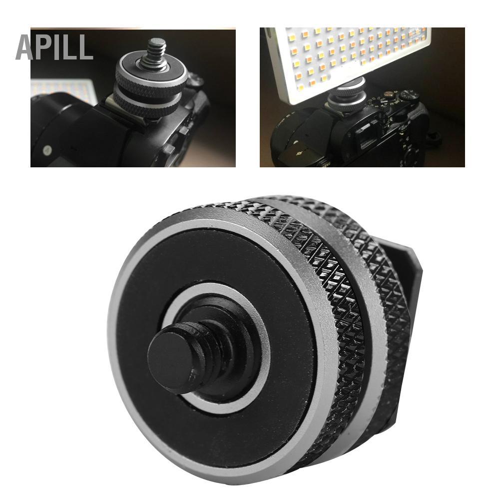 apill 3/8 đến 1/4 Vít gắn micro có độ bền cao cho phụ kiện máy ảnh Flash Hot Shoe