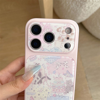 Bánh Mèo Cho iphone17promax 16promax 15promax 15pro iphone13 / 14 14promax Vỏ TPU iphone mới chống bụi