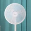 Đen Trắng Đàn Hồi Phong Cách Quạt Bao Lưới Bảo Vệ Chống Kẹp Tay Chống Trẻ Em Lưới Bảo Vệ Tầng Đứng Quạt Điện Chống Bụi 26.4.13