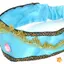 Bé Gái Jasmine Blue s Lớn Pha Lê Trẻ Em Mũ Công Chúa Ả Rập Tóc Cho Tiệc Cosplay Phụ Kiện Tóc Mới