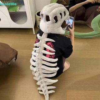 Mặt nạ xương khủng long HARRIETTLO, Thiết kế Exoskeleton Mũ cosplay ngộ nghĩnh, Mềm mại có thể đeo thoáng khí cho trẻ em / Hội nghị cosplay trang phục khủng long sang trọng