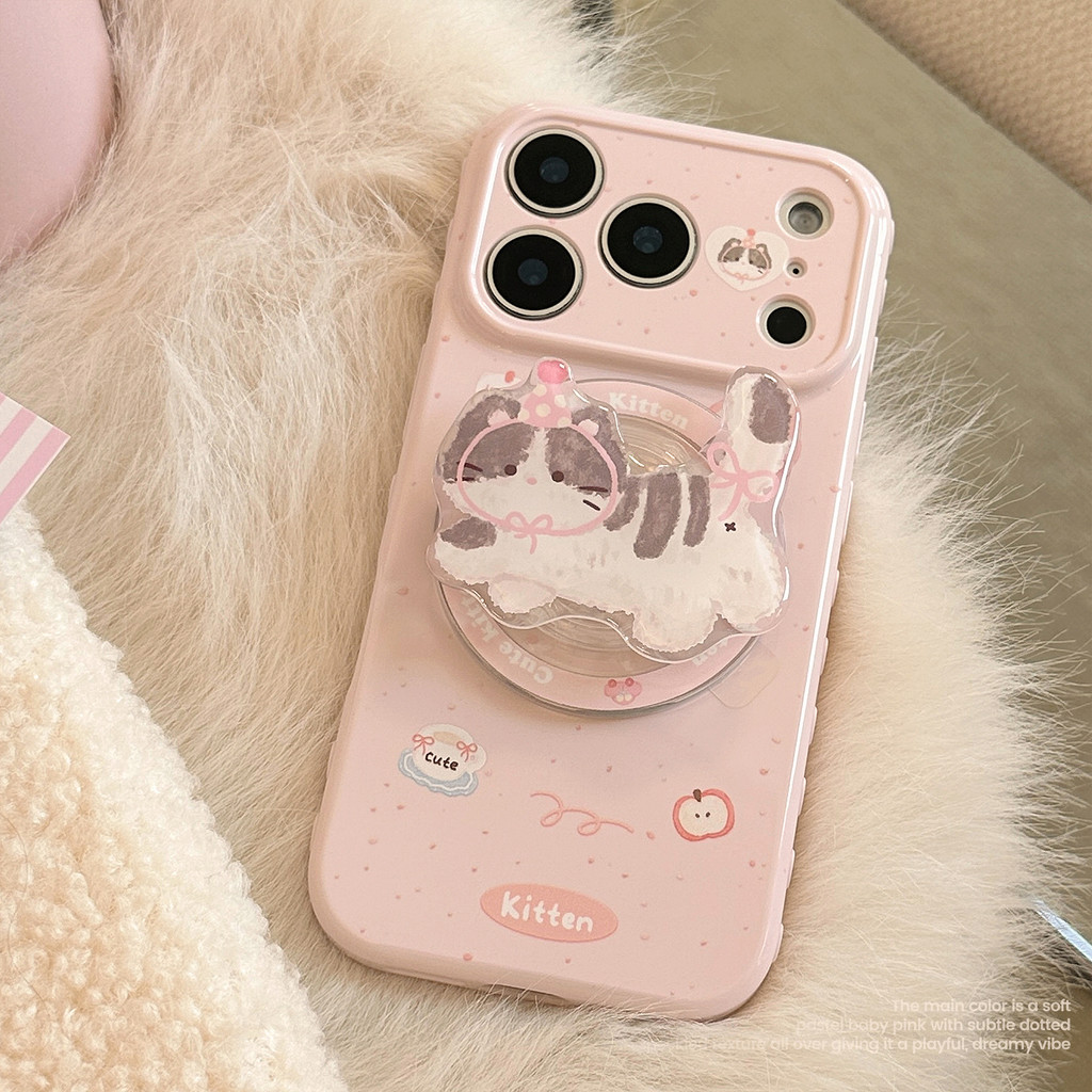Ốp Điện Thoại Mèo Dễ Thương Cho IPhone 17 Pro Max 17 16 15 14 13 Ốp Điện Thoại Chống Rơi F6IM