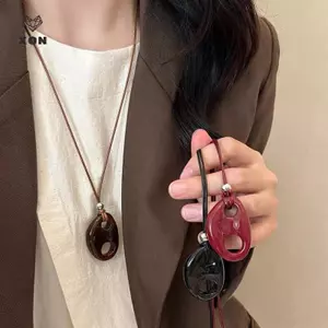 Mặt dây chuyền mũi lợn cá tính cổ điển, phụ kiện thời trang dành cho nữ, quà tặng ý nghĩa