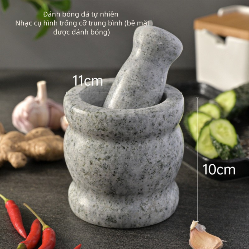 💦Đá tự nhiên giã tỏi cối xay cối xay cối xay cho gia đình DVJT