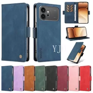 Ốp YJD Cho Honor 600 Pro Da Cao Cấp Cảm Giác Da Bên Khóa Khe Cắm Thẻ Chống Rơi Vỏ Điện Thoại