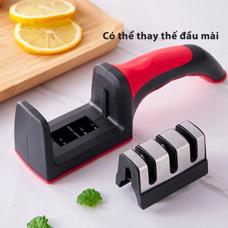Novahome Dụng cụ mài dao kéo 3 khe 3 cấp độ cầm tay tiện lợi