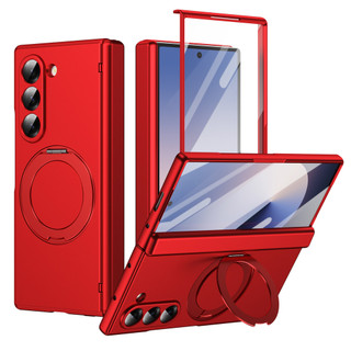 360° Xoay Vòng Giá Đỡ Từ Tính Sạc Không Dây Kính Cường Lực Phim Dành Cho Samsung Z Fold 7 6 5 Vỏ Chống Sốc