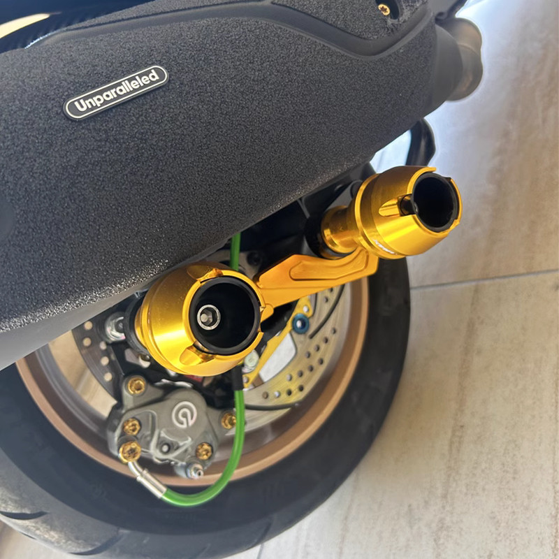Dành Cho Xe Yamaha XMAX 300 250 Xả Tai Nạn Thanh Trượt Bánh Trước Bảo Vệ Khung Bảo Vệ