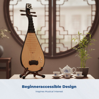 Mô phỏng Điện Tử Pipa Trẻ Em Giáo Dục Trung Quốc Lute Guitar Có Thể Chơi Đồ Chơi
