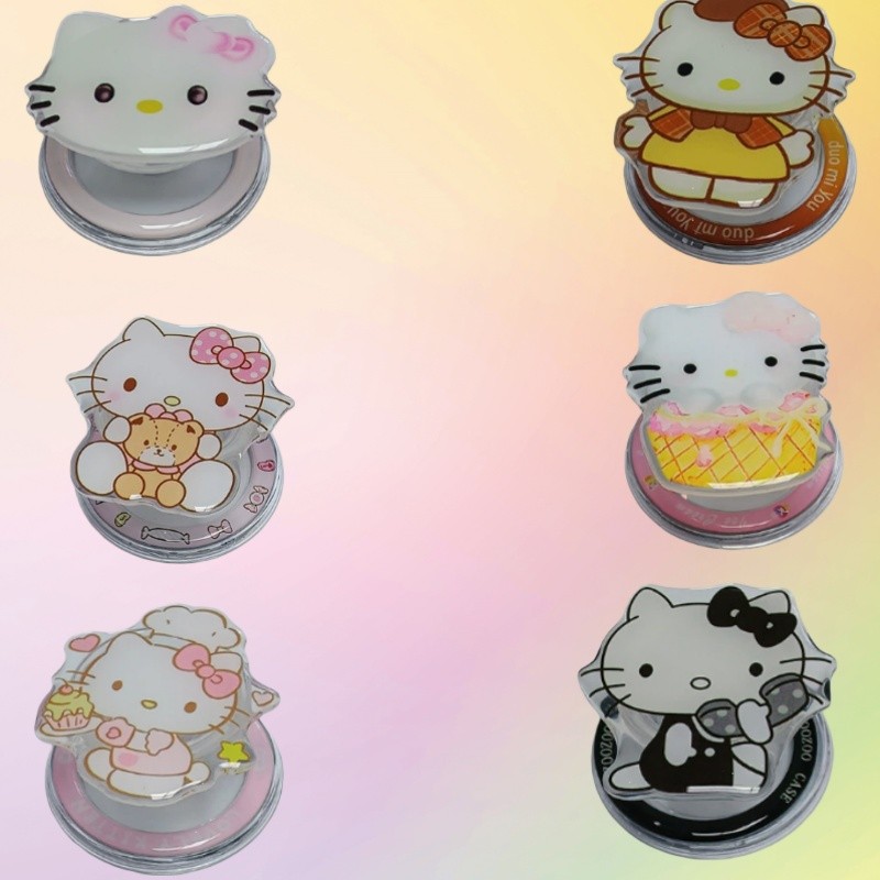 Giá đỡ từ tính Giá đỡ điện thoại từ tính Dễ thương Hello Kitty Cat Giá đỡ điện thoại dễ thương