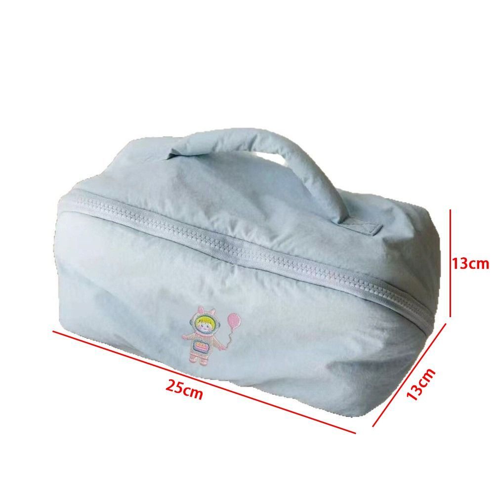Túi đựng mỹ phẩm FAVORITEGOODS, Túi trang điểm di động đa chức năng, Túi giặt thêu nhẹ dễ thương thời trang