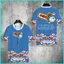 Áo thun unisex cosplay hình Jingle Cat Doremon, phù hợp mọi lứa tuổi, nhiều kích cỡ