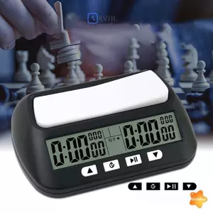 Đồng hồ cờ vua di động đa chức năng 3 trong 1 Hẹn giờ cờ vua kỹ thuật số hẹn giờ trò chơi mới