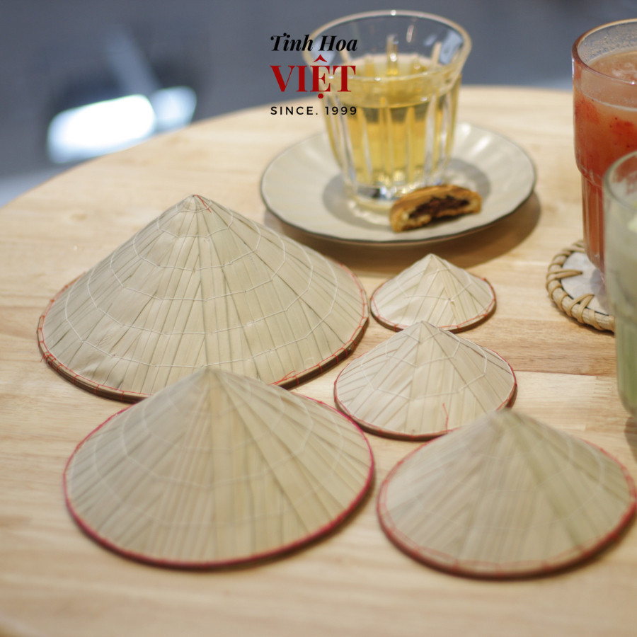 Nón lá mini trang trí, cho bé, decor truyền thống Tinh Hoa Việt