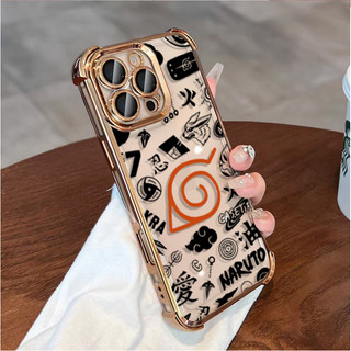 Ốp Lưng Cho Xiaomi Redmi 15 15C Note 14 Pro Plus 5G 10 11 12 13 Pro 10S 11S 4G 14C 12C 10C 13 12 Ốp Lưng Anime Naruto Akatsuki Cloud Thời Trang Silicon Chống Sốc Mềm Trong Suốt