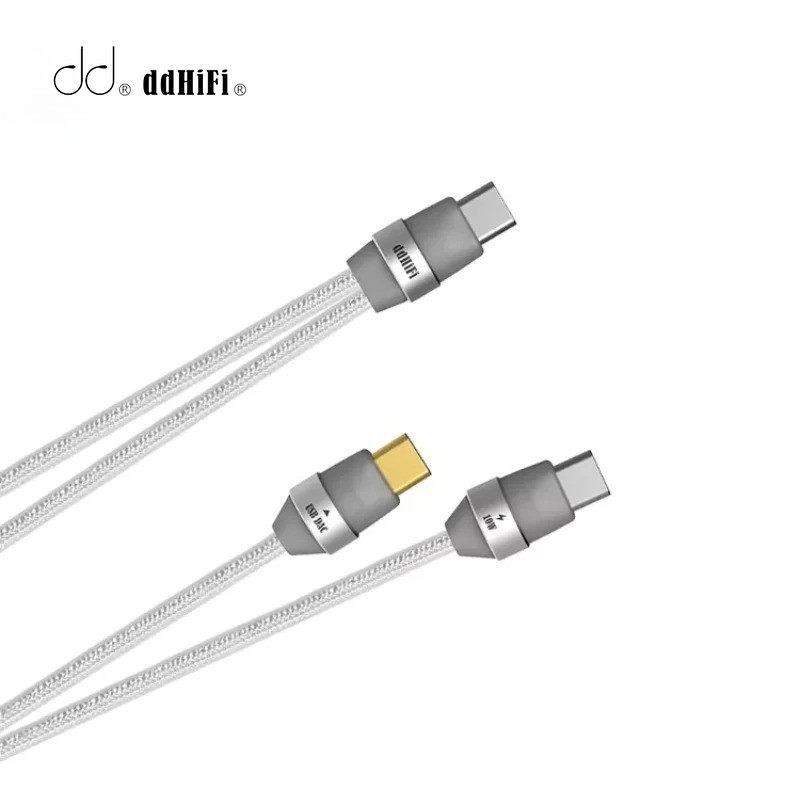 DD DdHiFi TC05M3 Ổ cắm USB-C kép có cáp giải mã OTG sạc, Cáp giải mã và sạc âm thanh 2 trong 1