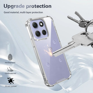 Dành Cho Motorola Moto G86 5G / G86 Power 5G Ốp điện thoại Pha Lê Trong Suốt Cứng Chống Mài 4 Vỏ Mỏng Chống Sốc
