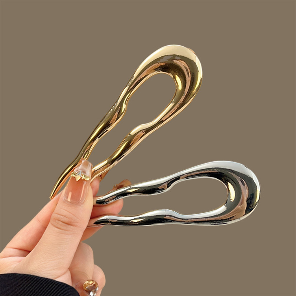 Kẹp Tóc Hình Chữ U Vintage from Hợp Kim Bền, Perfect cho DIY Phụ Kiện Tạo Kiểu Tóc