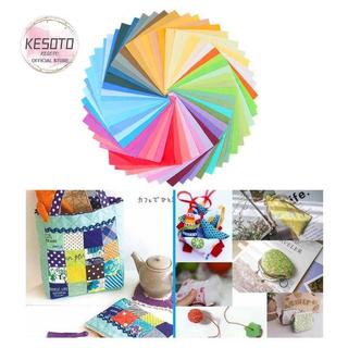 Bộ 50 Cotton Craft Fabric Bundle Squares Patchwork DIY Handmade Crafts