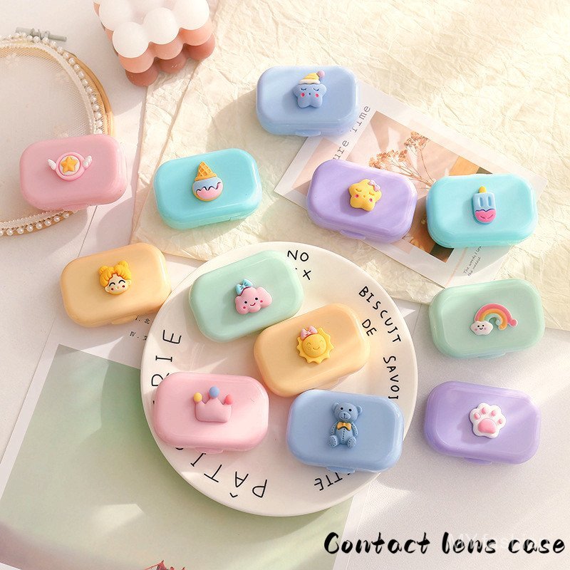 Hộp đựng kính áp tròng di động - Chăm sóc mini tiện lợi cho học sinh và du lịch