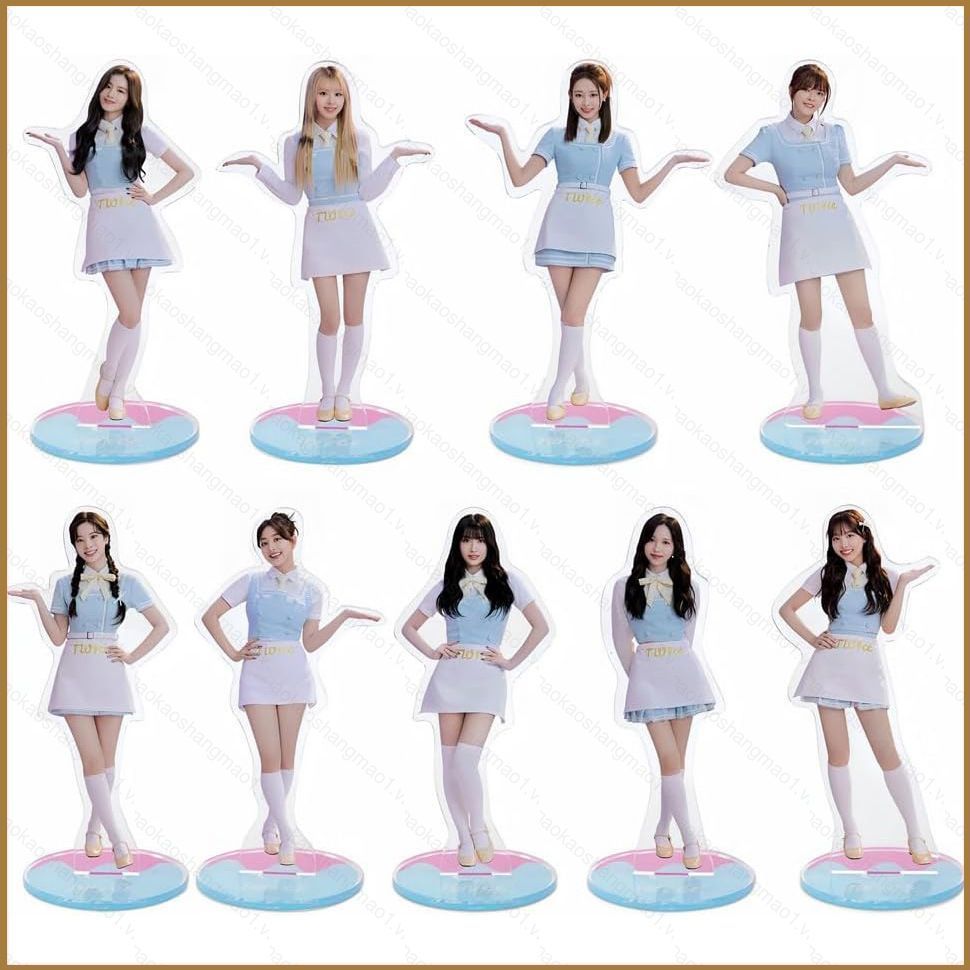 HK1 TWICE Momo Son Chae Young Acrylic Tấm Đứng Nhóm Đồ Trang Trí Để Bàn KH1