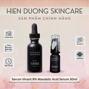 Serum Vivant Skincare 8% Mandelic Acid 3-in-1 30ml | Giảm mụn, căng bóng, chống lão hoá